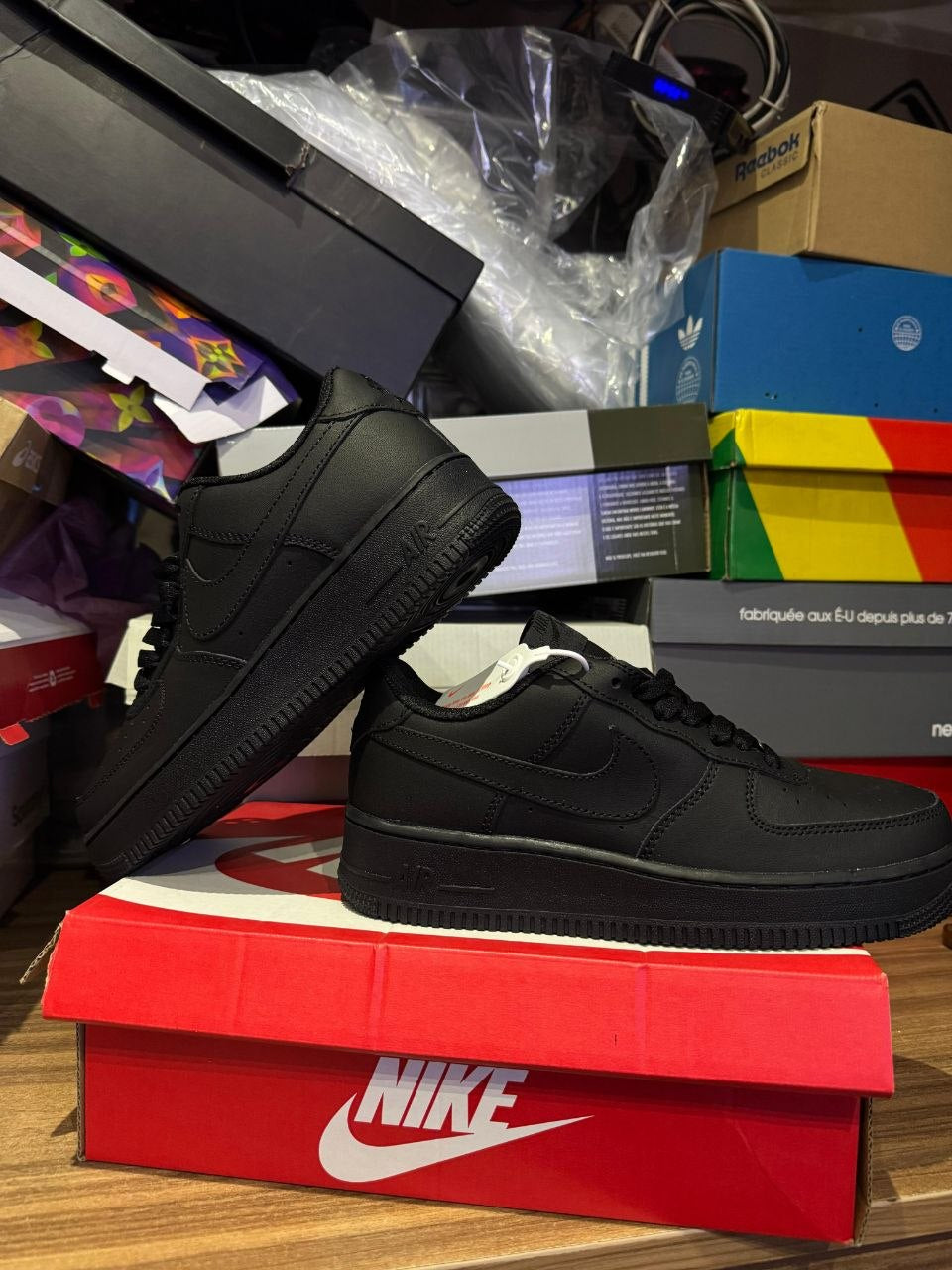 Pack 2 Air Force 1 White & Black